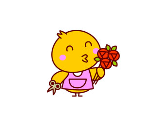 ひよこのお花屋さん © twomoons
