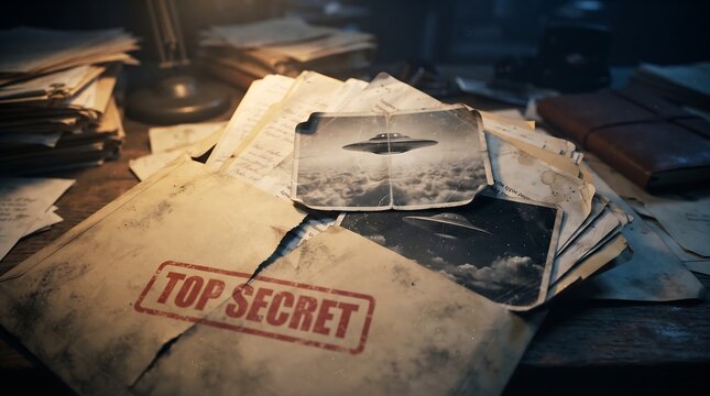 Confidential business documents and top secret envelope on desk with hidden files, corporate secrecy, classified strategies, private investigation, restricted access, sensitive information