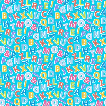 seamless pattern with Letterring