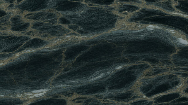 Dark emerald marble texture with golden veins creates a dramatic stone background