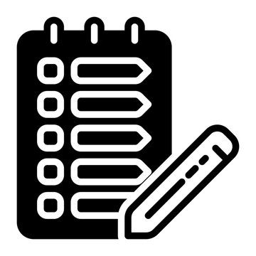 Note icon, glyph icon style