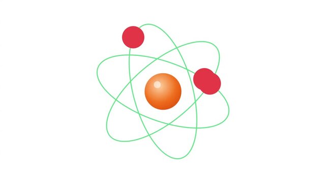 Three atomic model diagrams with varying electron counts with particle