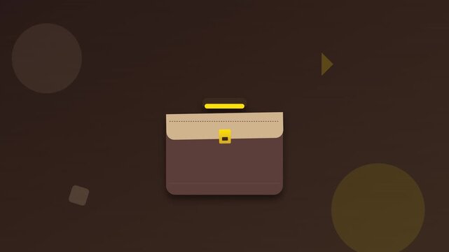 Professional Briefcase Business Work Job Icon Black