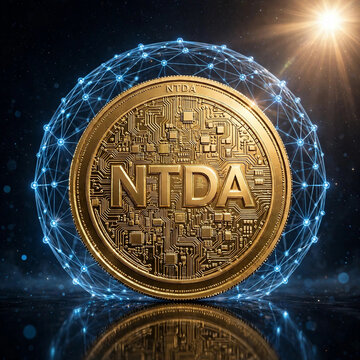 NTDA Gold Coin Blue Network Sphere Space Technology Next Gen