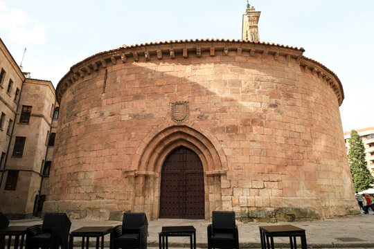 The San Marcos church in the old town of Salamanca city