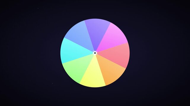rotating rainbow umbrella weather vector loop