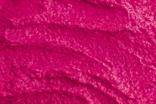 Berry yoghurt ice cream. Smoothies from fresh fruits and berries. Ice cream texture. Delicious sweet dessert close-up as a background.