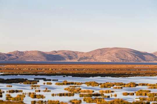 Peru, Titicaca lake, Uros Floating Island