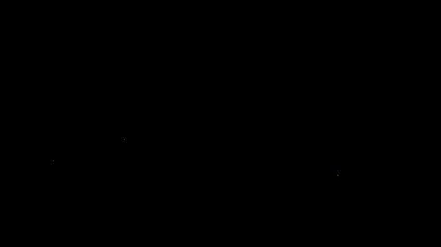 striking yellow bolt lightning energy vector animation