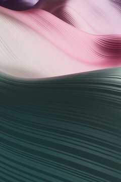 Metallic abstract waves with gradient ripples and textured background