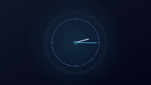 Time Management Clock Timer Schedule Vector Animation