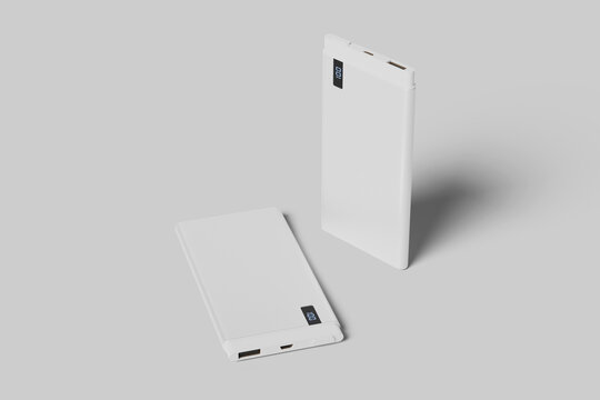 Blank  Power Bank Mockup
