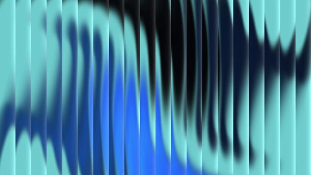 Textured fluted lines with cyan and deep blue distortion ripple across a vertical 3D motion background loop