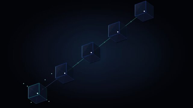 4k Blockchain Cryptographic Block Verification and Ledger Data Loop