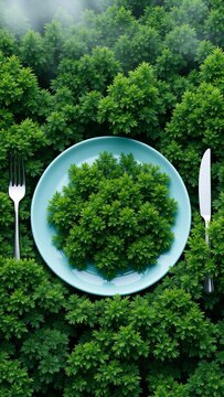 Sustainable eating, promoting healthy lifestyle, plant based diet, green food, nature's bounty, eco friendly nutrition