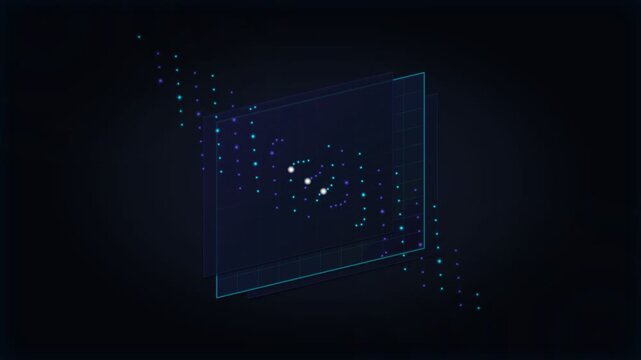 4k AI Neural Network Token Embeddings and Data Flow Background Loop