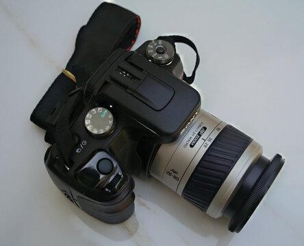 Sony Alpha digital SLR camera with zoom lens