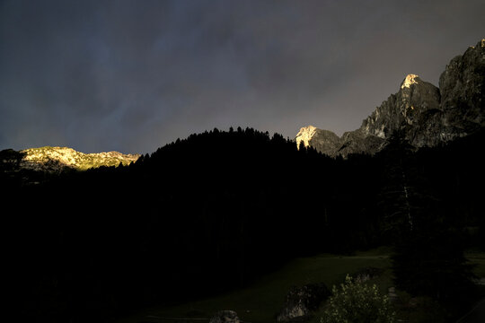 Panorama delle Dolomiti Bellunesi,Dolomiti, Belluno, Veneto,Italia