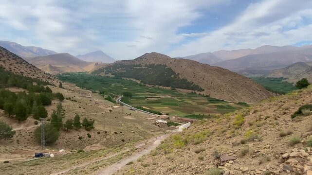 A beautiful view of the High Atlas mountain, Morocco
Tabant, B&eacute;ni Mellal-Kh&eacute;nifra, Morocco