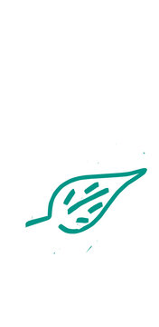 Green Leaf Doodle