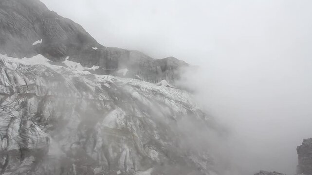 Climate change impact on melting glaciers in China highlands