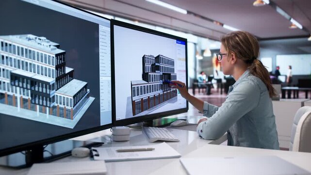 Architect Studies 3D BIM Model