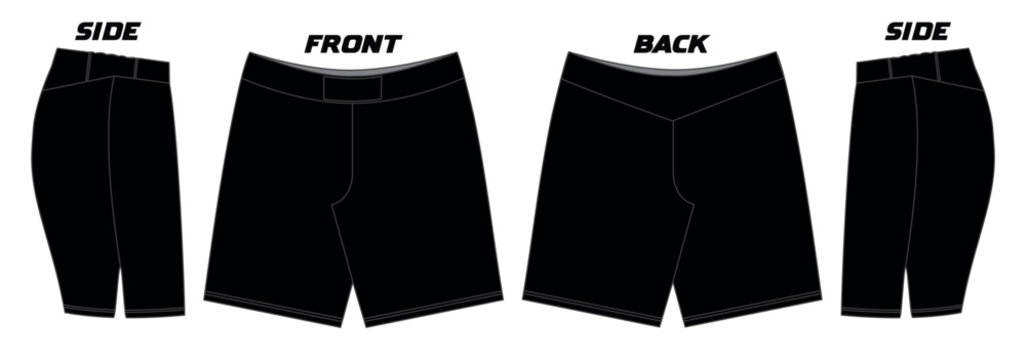 sport shorts design template,pants fashion vector illustration.