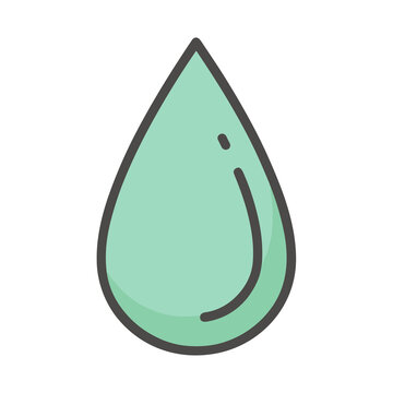 Teardrop shape icon