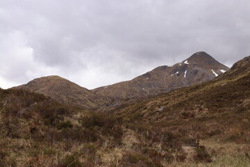Fototapeta premium Scotland highlands grey corries
