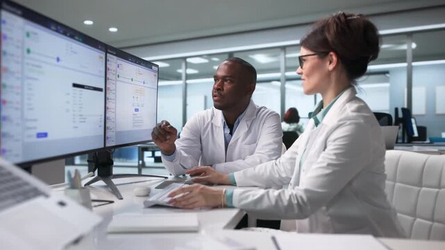 Healthcare Billing Specialist And Coder Discuss Patient Claims
