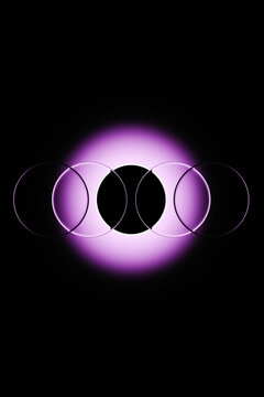 3D Pink Glass Orb
