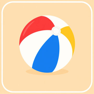 beach ball on the beach