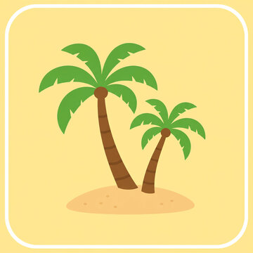 palm tree vector illustration