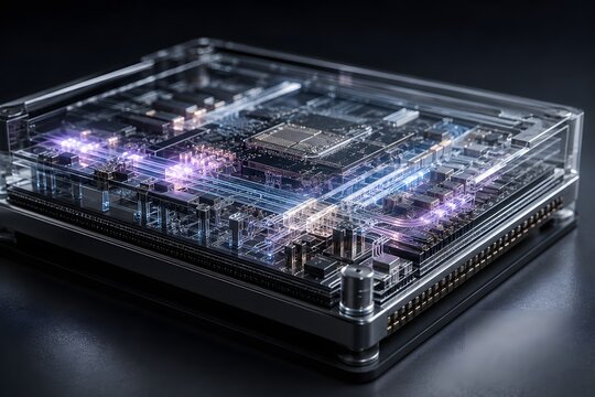 Advanced Semiconductor Chip Architecture with Integrated Microelectronics and High Density Circuit Design