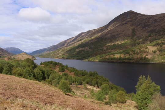 Scotland highlands loch leven 