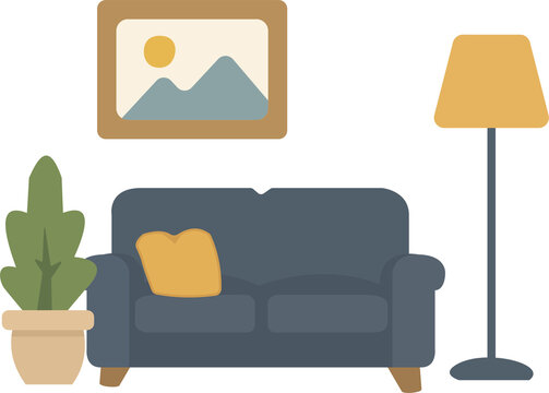 sofa icon set