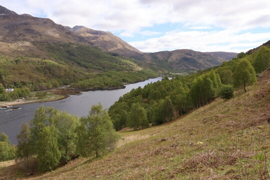 Scotland highlands loch leven 
