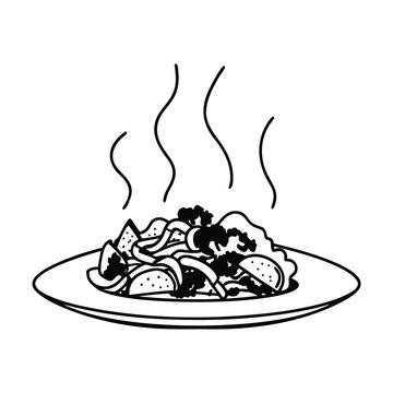Fresh vegetables stir-fried with savory chop suey