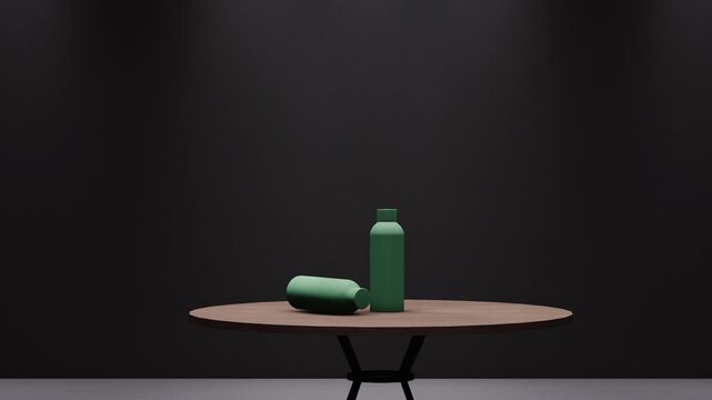 green dining room and Two Bottles, One Harmony motion