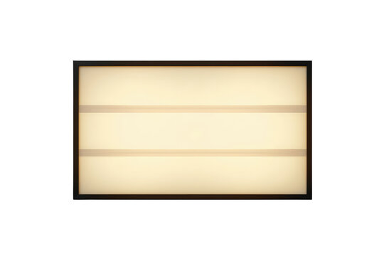 Rectangular illuminated blank lightbox