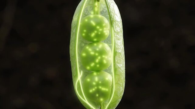 Plant Seed Pod Husk Anatomy and Embryo Chamber Structure