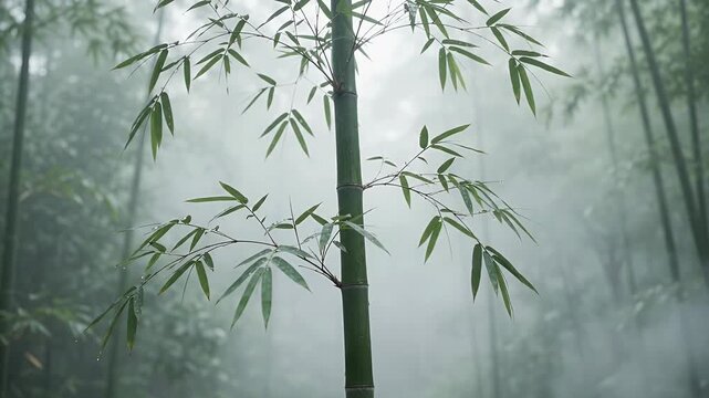 Continuous Oriental Bamboo Forest Zen Meditation Nature Loop