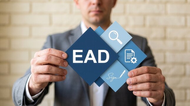 Concept of EAD Employment Authorization Document. new