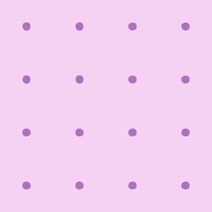 Simple purple polka dots pattern on a soft lavender background © Syaima Levantine