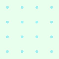 Simple light blue polka dots on a pale green background pattern © Syaima Levantine