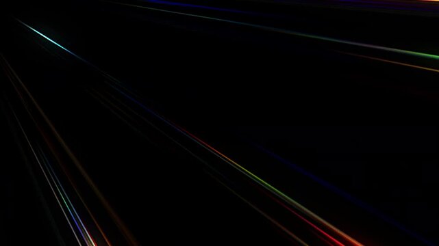 Dynamic diagonal glowing laser lines zooming rapidly through darkness for anime action scene velocity background and comic manga motion graphic