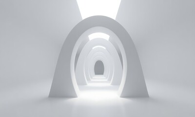 Obraz premium 3d render of a modern architecture