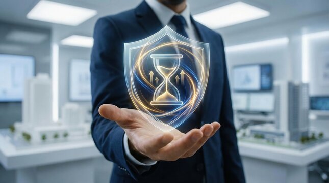 Digital health insurance offers medical protection and safety for family with advanced technology and secure future planning