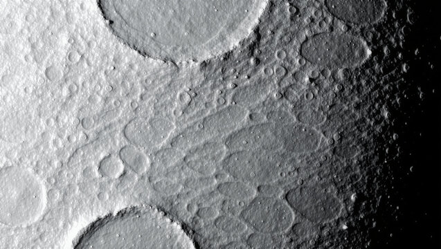 Lunar Crater Surface Relief Texture Macro Close-Up, Natural Material Background Pattern