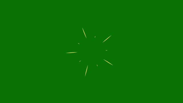 High Speed Animation of Circle Burst with Colorful Fireworks Flares, Bright Christmas Star, Grand Celebration Lighting, New Year Blast, Party Holiday Scene and Bursting Magic Pop Effect